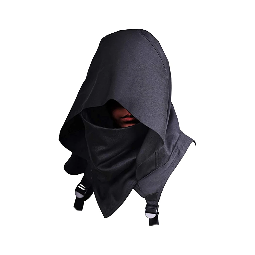 Шарф-капюшон Ezio для косплея среднего возраста шапка ниндзя в масках зимняя