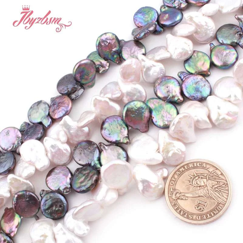 10-14mm Natural Racket Shape Freshwater Pearl Beads Loose Stone For Necklace Bracelets Jewelry Making Strand 15&quot | Украшения и