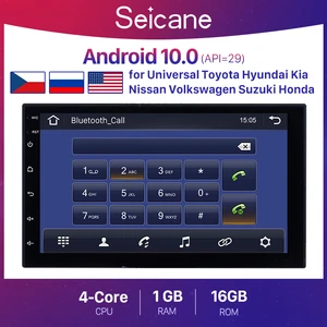 Универсальный Автомобильный мультимедийный плеер Seicane, Android 10,0, 7 дюймов, 2 Din, GPS, для Volkswagen, Nissan, Hyundai, Kia toyata CR-V