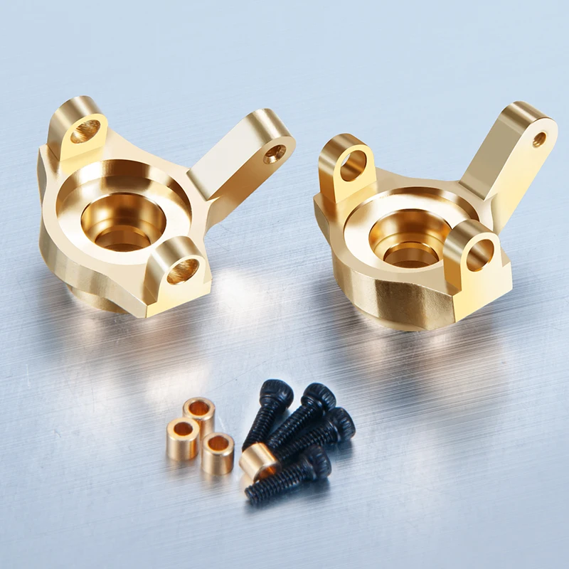 AXSPEED 2 шт. латунный передний противовес на костяшки руля для Axial SCX24 90081 Deadbolt 1/24 RC
