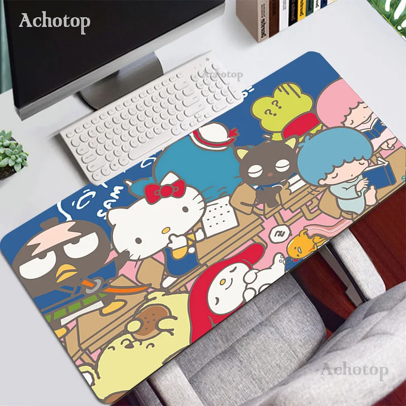 

Cartoon Sumikko Gurashi Mousepad Gaming Mouse Pad XXL Large Locking Edge Keyboard 90x40cm Deak Mat Kawaii Desk Mat for Cs Go LOL