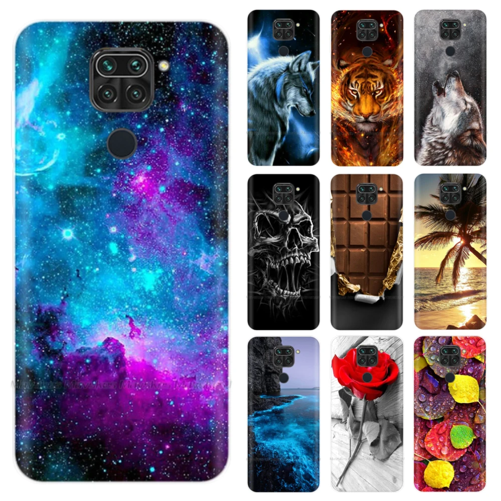 

For Xiaomi Redmi Note 9 Case Phone Cover Fundas Silicone Soft TPU Back Cases for Xiaomi Redmi Note 9 Note9 Case 6.53 inch Coque