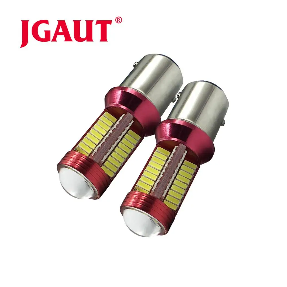 2 шт. 1156 1157 3014 60SMD красный чехол со светодиодсветильник кой p21w bay15d ba15s P21/5W