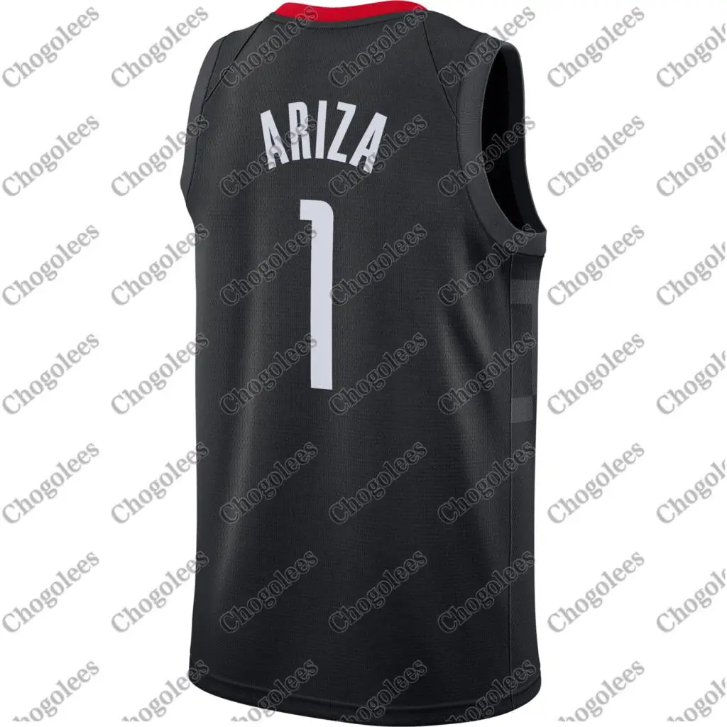 

Men Basketball Jersey Trevor Ariza Houston Swingman Jersey Statement Edition Black