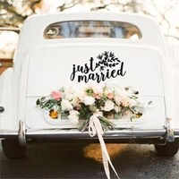 lovely married auto stickers on the car interesting vinyl decals car sticker blacksilver car styling
