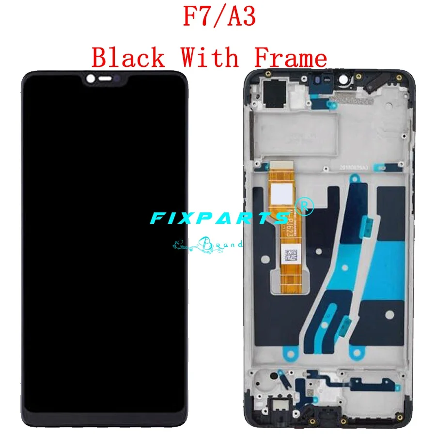 ЖК-дисплей A5 OPPO A3S сенсорный ЖК-экран дигитайзер CPH1803 CPH1805 полная Asselbly Замена F7 A3 LCD