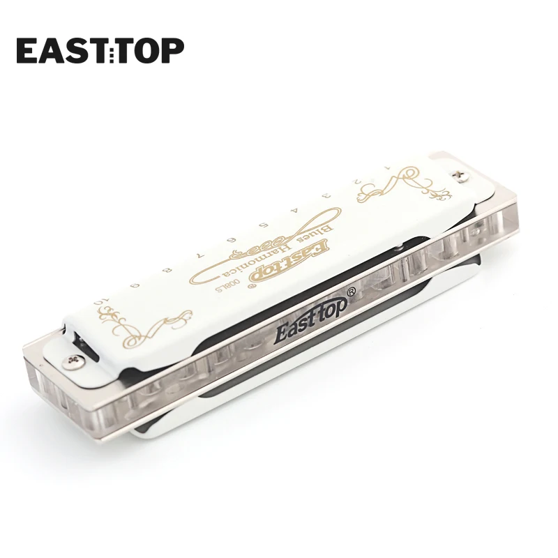 EASTTOP new harp полуклапаны diatonic T008LS Блюз белые цвета чехлы 13 оттенков | Спорт и