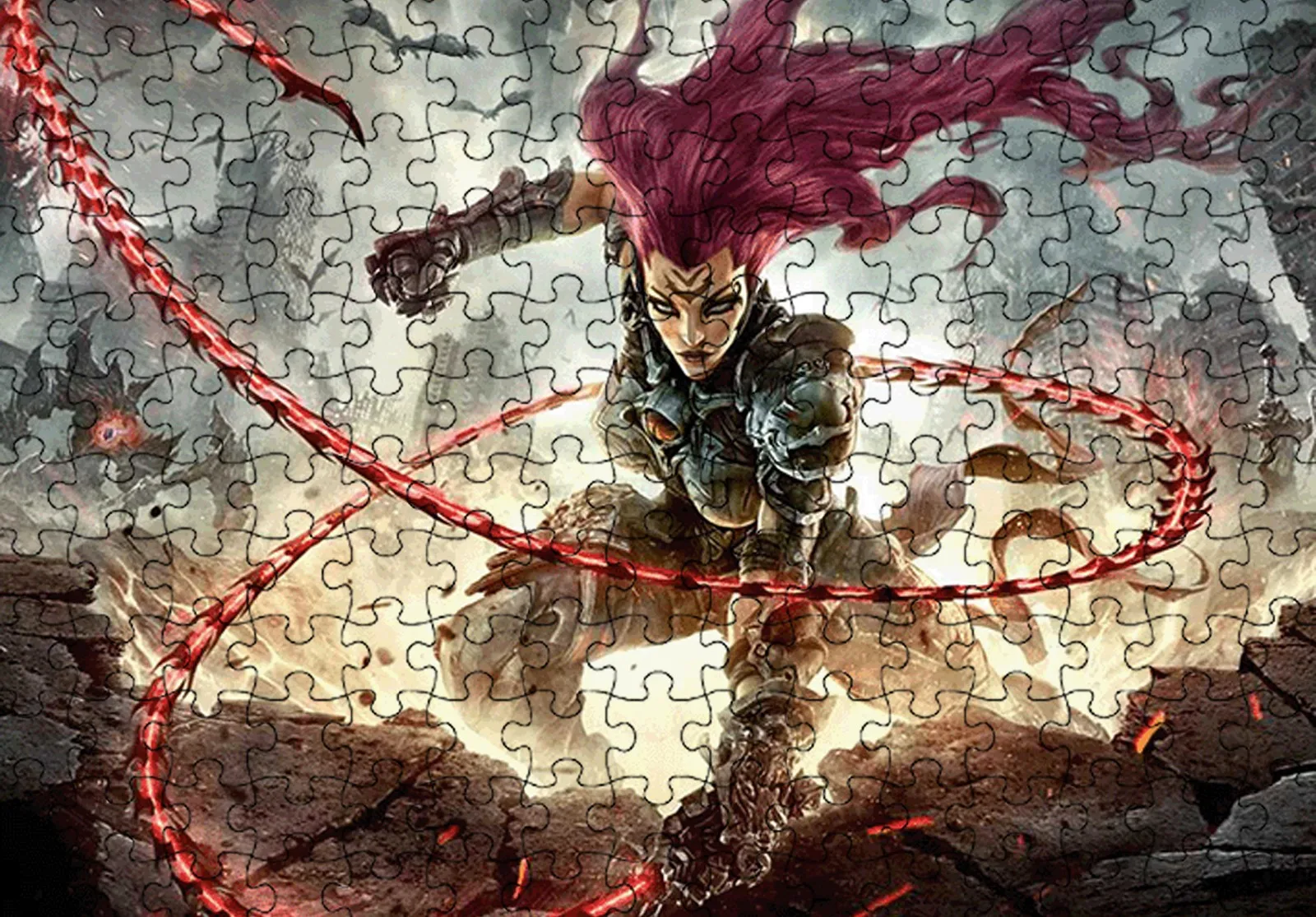Пазл картонный головоломка мозайка размер А4 29x20 см Darksiders - 7 | Игрушки и хобби