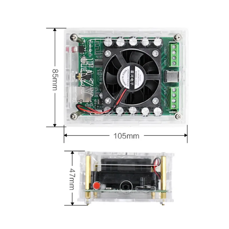 AIYIMA Bluetooth 5 0 TDA7850H усилитель класс 50 wx4 AB 4 канальный выход автомобильный плата для