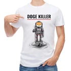 Модная мужская футболка TEEHUB с принтом Шиба-Токена, футболка с принтом монеты в луну, повседневные топы с коротким рукавом, футболки для мальчиков-убийц доги
