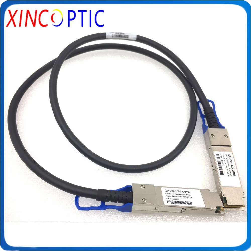 100 г QSFP + 1 м 2 3 5 DAC пассивный прямой медный кабель QSFP28 к прямого