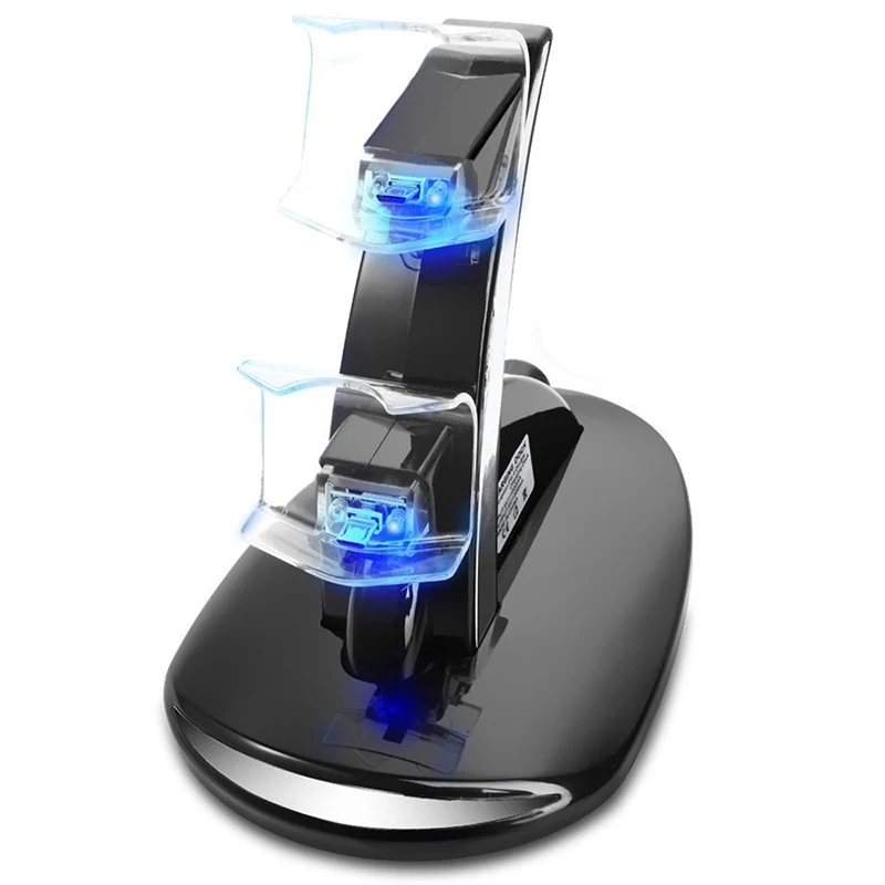 PS 4 джойстик Зарядное устройство геймпад для Dualshock микро USB зарядное подставка SONY