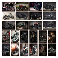 motorcycle metal sign decorative tin plate garage decoration vintage plaque tin signs motor brand man cave wall stickers decor