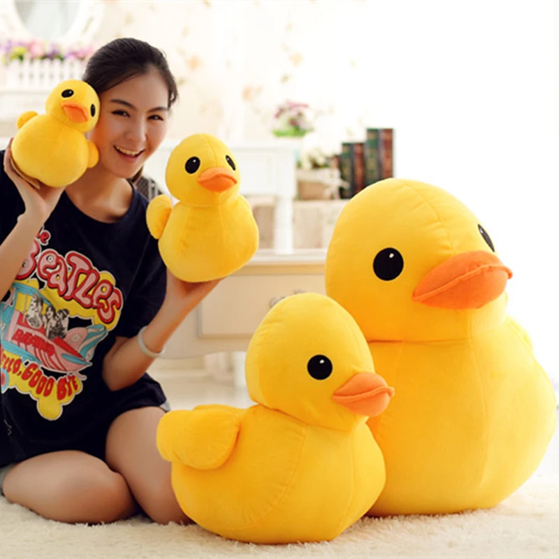 20-70 см Kawaii мягкие куклы большая желтая утка плюшевые игрушки милая детские лучший