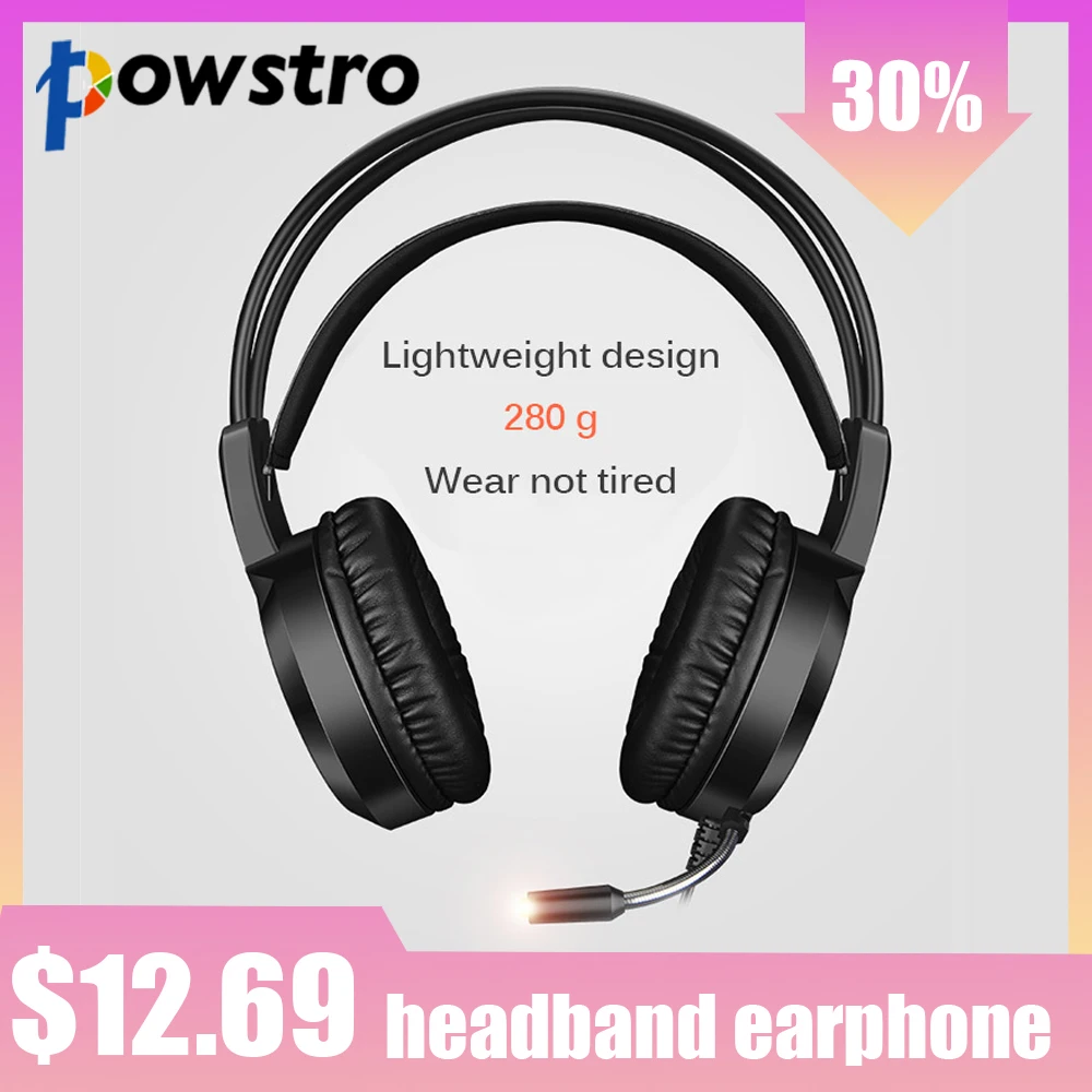 Головная повязка наушники крутой светильник сменная игровая гарнитура для ПК 7 1