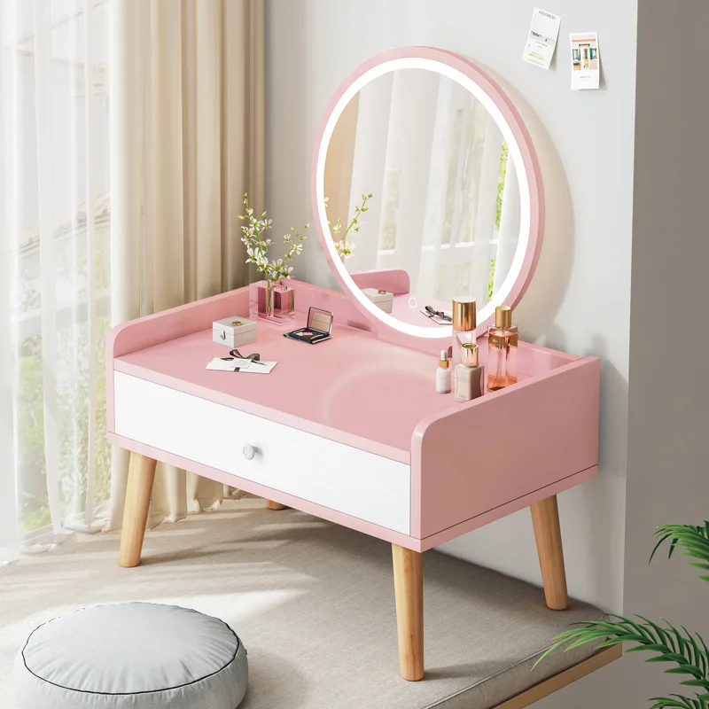 

Light luxury dressing table bedroom storage cabinet one small apartment modern minimalist dressing table furniture bedroom