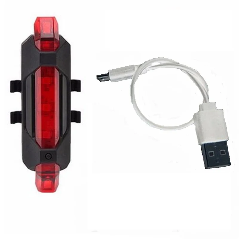 Портативный USB Перезаряжаемые велосипед задний Безопасность Предупреждение