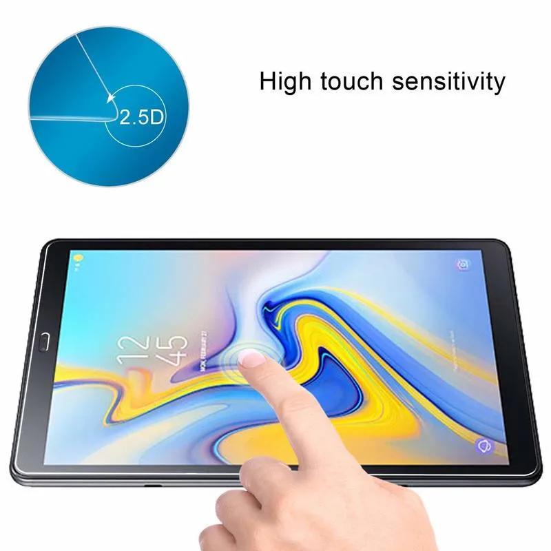 3pcs tempered glass for samsung galaxy tab a 10 5 2018 sm t590 sm t595 sm t597 tablet screen protector 9h protective film glass free global shipping