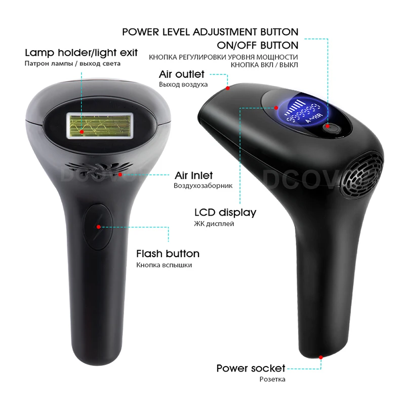 999999/900000 Flashes New IPL Epilator Permanent Photoepilator Hair Removal depiladora Painless electric Dropship | Бытовая техника