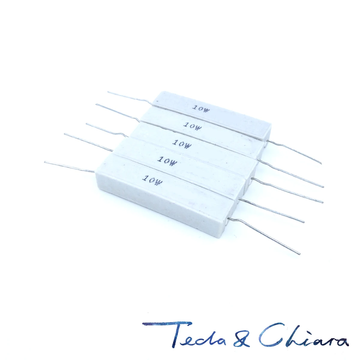 

10Pcs 10W 200R 220R 240R 200ohm 220ohm 240ohm 200 220 240 5% Cement Ceramic Power Horizontal Resistor Resistance R Ohm