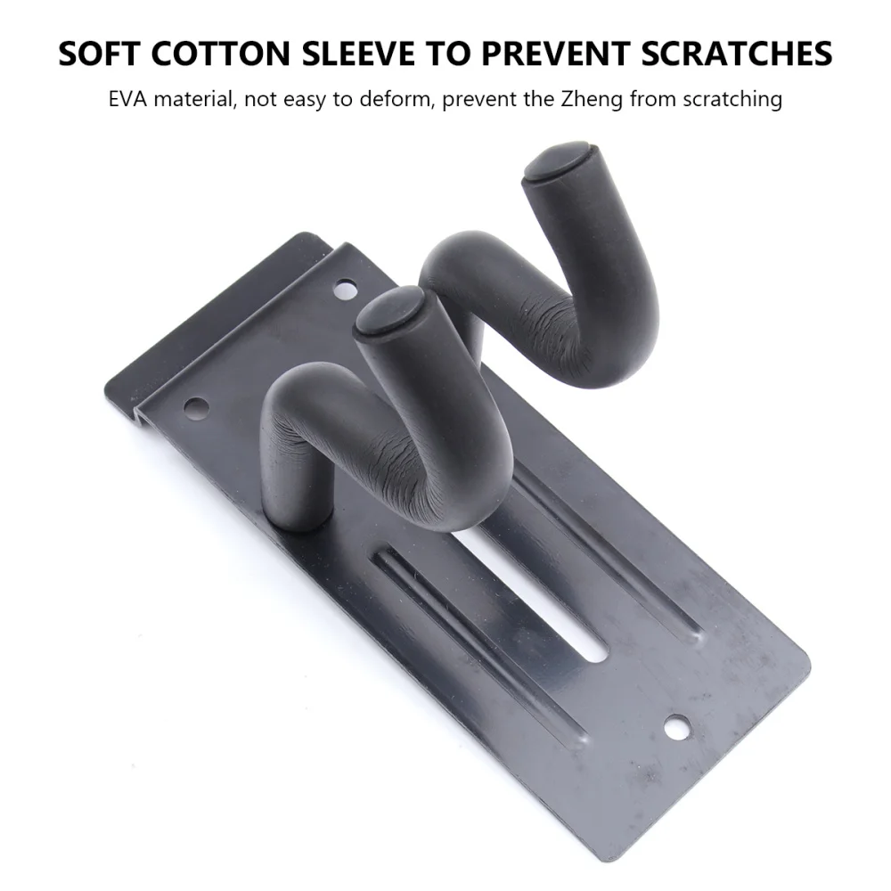 

Ukulele Guitar Wall Hanger Rack Chinese Zither Hook Holder Wall Mount Bracket for String Insturments (Chinese Zither Slot Wall