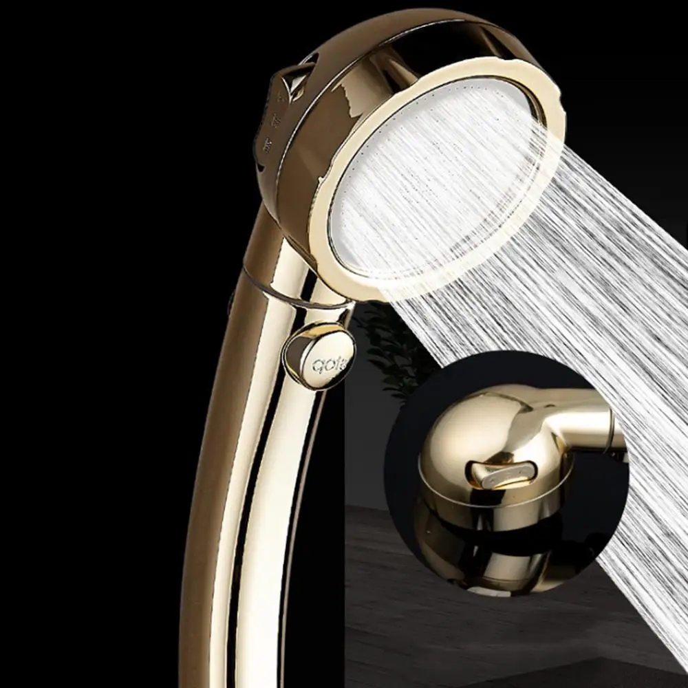 Золотой спринклер для ванной комнаты 3 в 1 насадка душа высокого давления