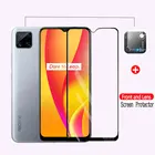 Защитная пленка 2 в 1 для экрана и объектива камеры Oppo Realme C15, C11