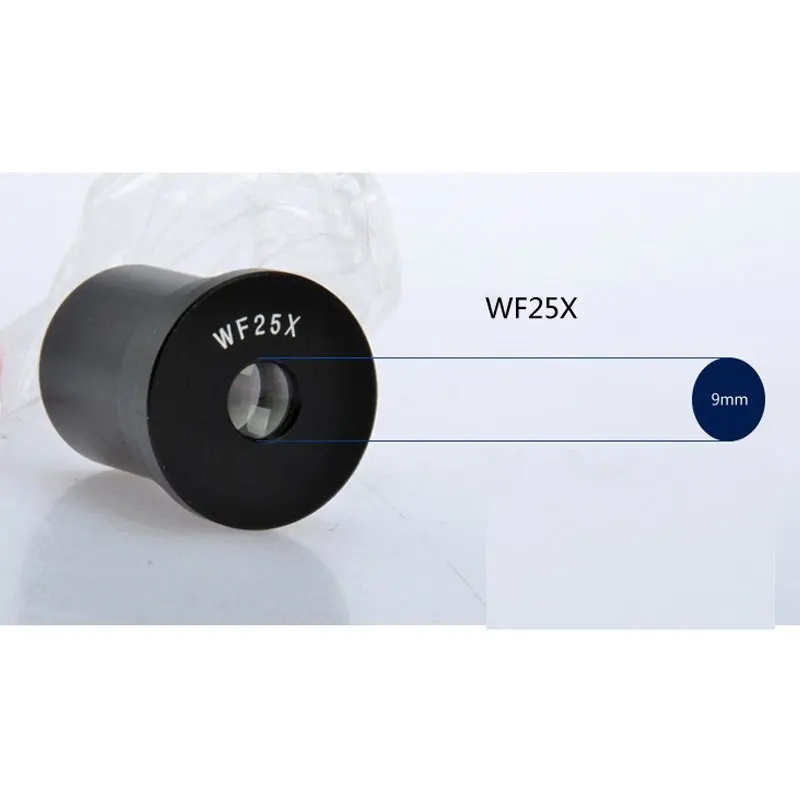 1 шт. Биологический микроскоп WF25X широкоугольный окуляр с монтажным размером 23,2 мм