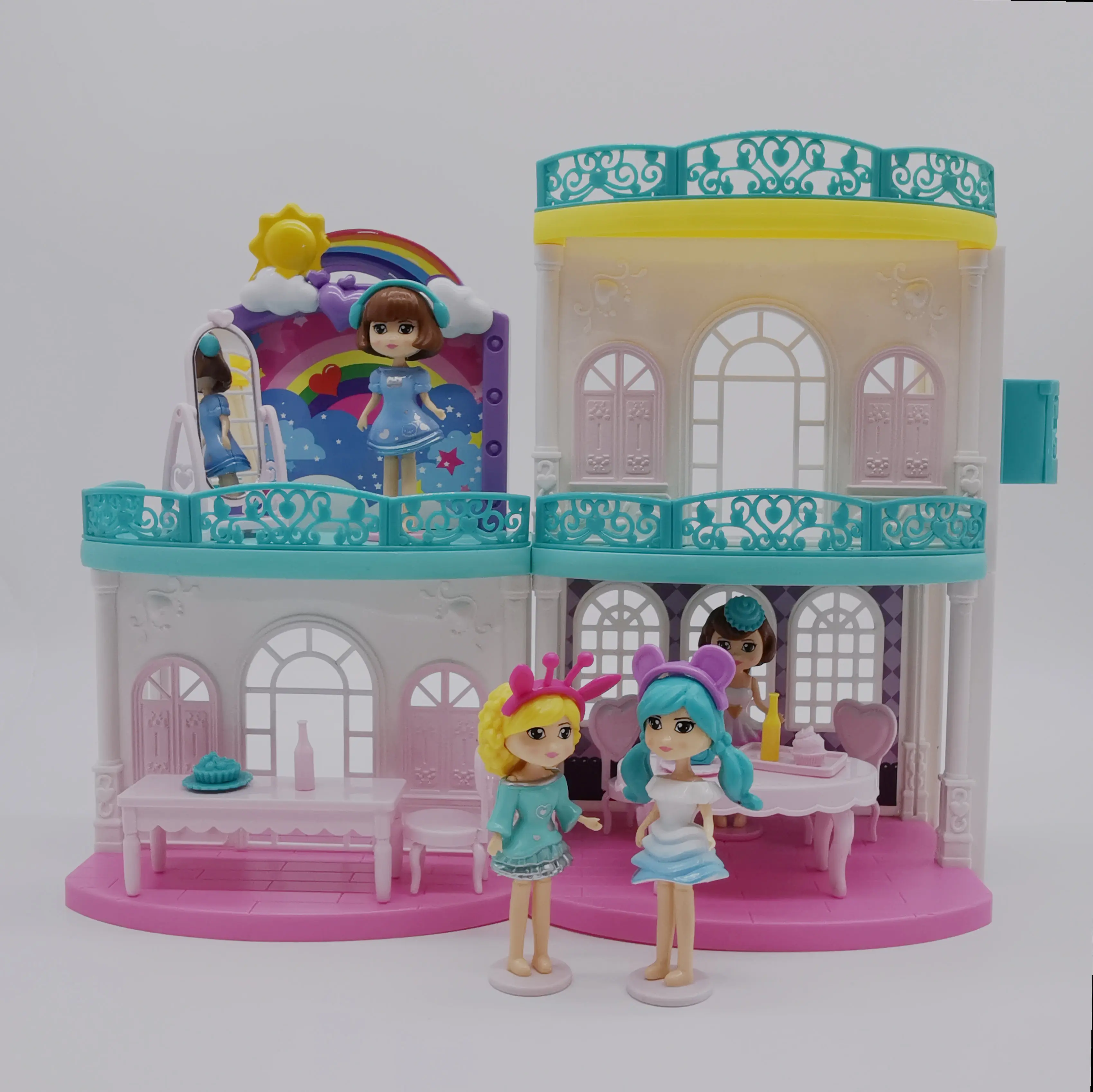 898 5Children play house toys игра в домашний костюм с куклами безопасная и веселая чтобы