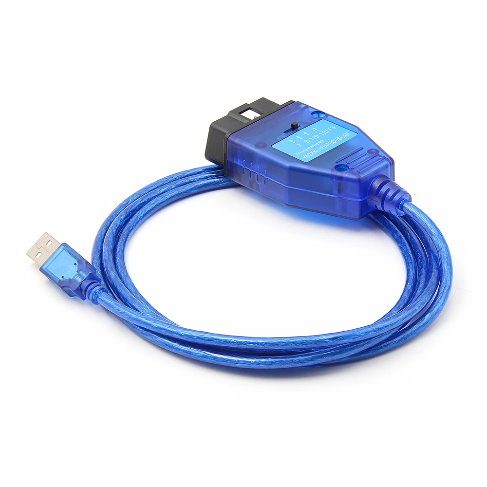 Автомобильный Диагностический Интерфейс VAG COM 409 KKL FIATECUSCAN FTDI OBD 2 OBD2 кабель VCDS для
