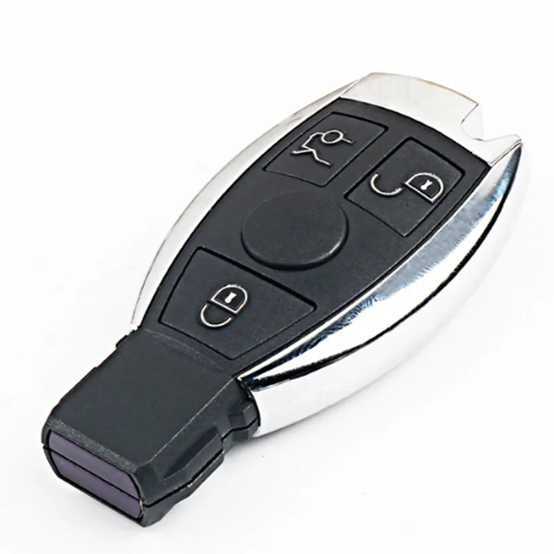 DAKATU 3 button Replacement Shell Smart Remote Key Case for Mercedes-Benz BGA CLS CLK CLA SLK W203 W210 W211 AMG W204 With logo |