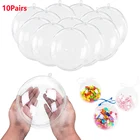 1020 пар, декоративные пластиковые подвески для украшения ёлки