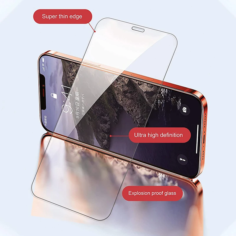 

Full Cover Glass on the For iPhone X XS Max XR 12 Tempered Glass For iPhone 7 8 6 6s Plus 5 5S SE 11 Pro Screen Protector
