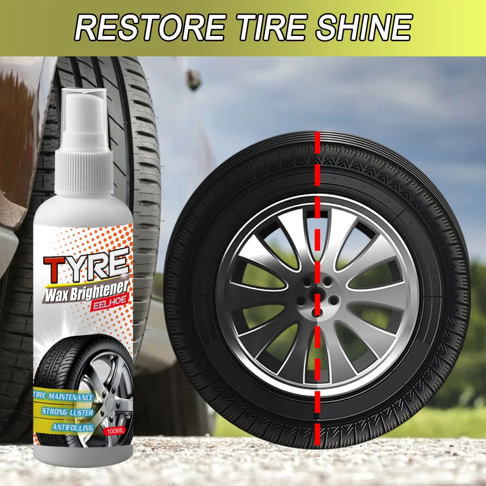 

Car Tire Shine Spray Car Wheel Tire Cleaning Refurbishing Agent Car Paint Coating Polishing Spraying Wax Cleaner 30ml/50ml/100ml