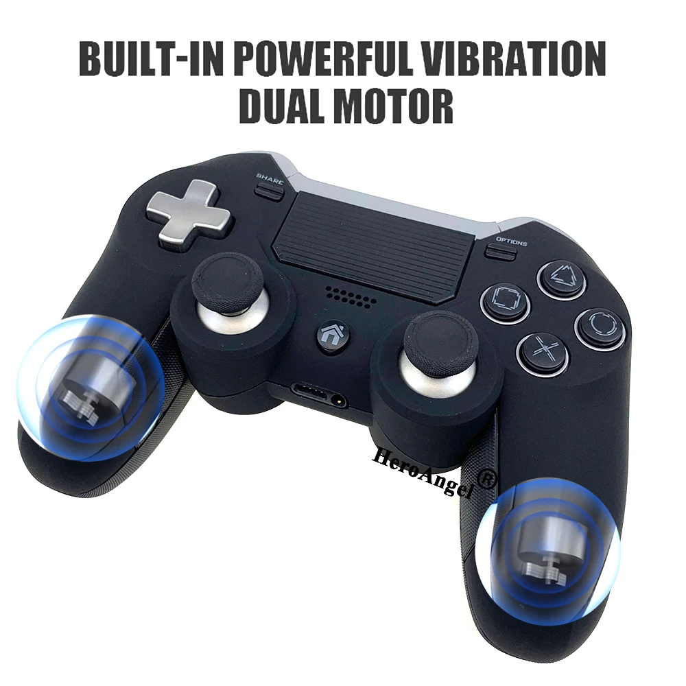 

2020 Hot Sales Wireless Gamepads For Ps4 Dual Vibration Elite Game Controller Joystick For Ps3 / Pc Video Game Console
