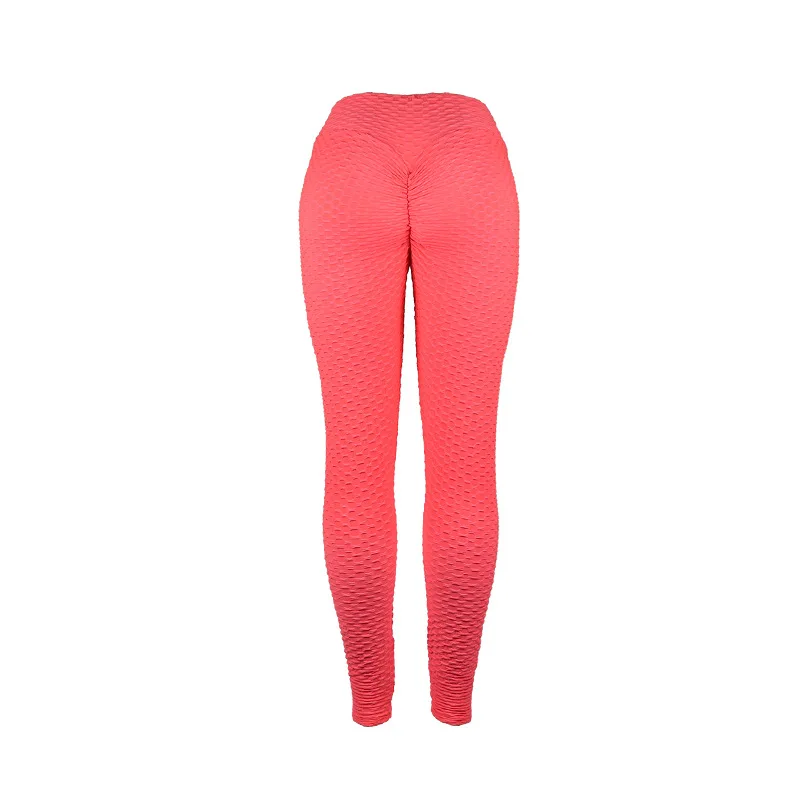 

14 Color Stretch Casual Sport Trousers Peach Buttom Bodycon Sexy Leggings High Waist Puff Yoga Pants Workout Cyclingwear 2021