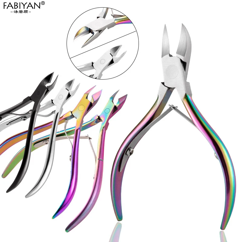 Кусачки для кутикулы Rainbow ножницы резак удаления мертвой кожи триммер палец