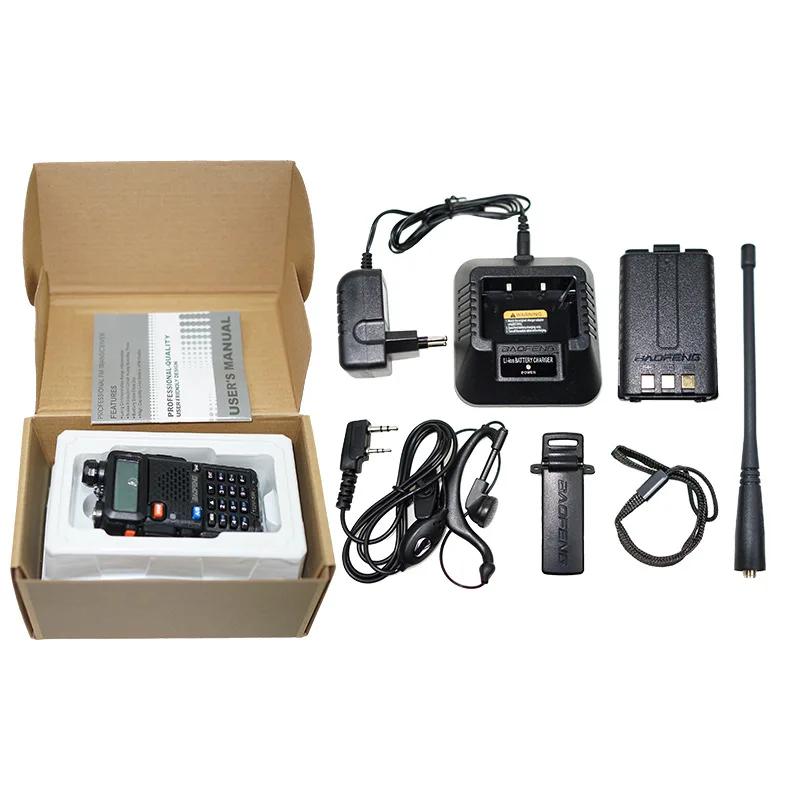 Рация Baofeng UV-5R Talkie UV5R высокомощная Мобильная рация 8 Вт Двухдиапазонная с