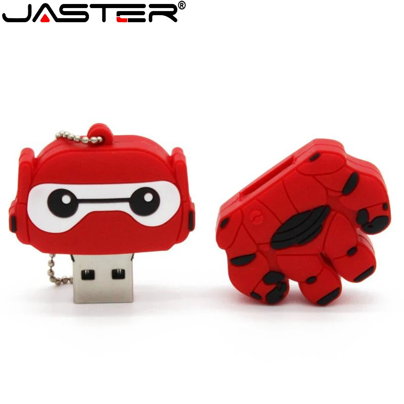 Флэш накопитель JASTER мультяшный BAYMAX usb флеш большой HEOR 6 Флэшка 8 ГБ 16 32 флэш