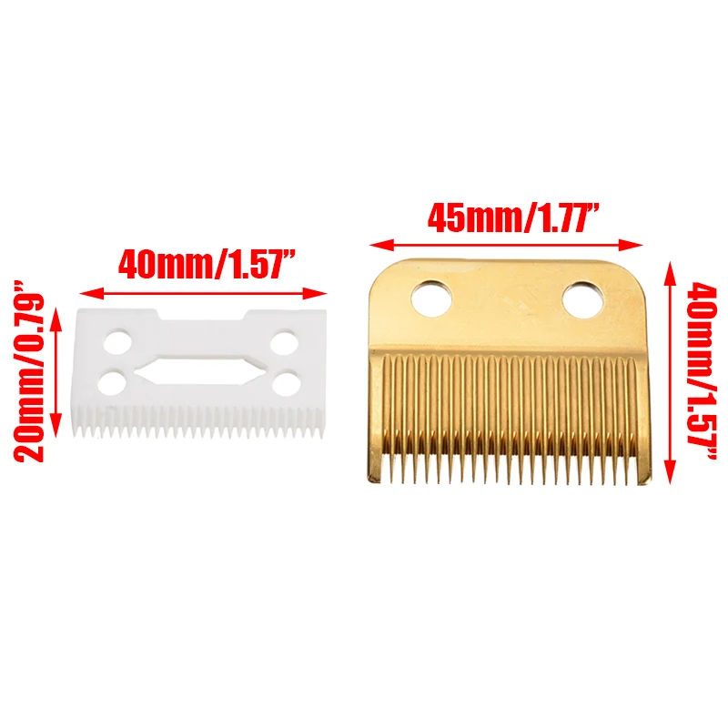2 шт./компл. прочный и практичный волос борода керамические лезвия резак +