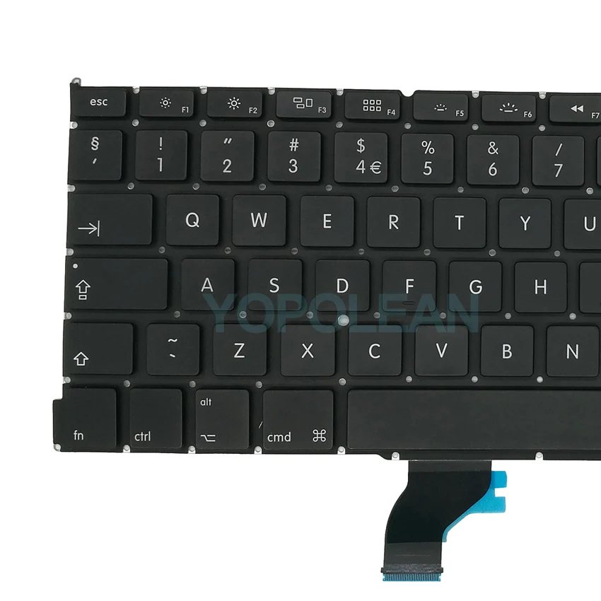 Клавиатура A1502 для Macbook Pro Retina 13 дюймов норвежская раскладка клавиатура 2013 2014 2015