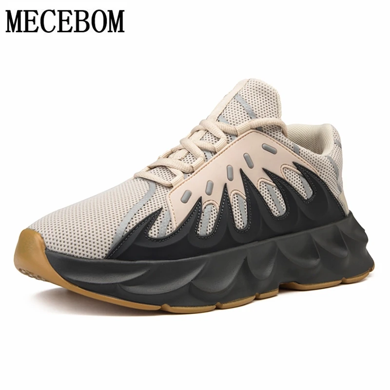 Мужские кроссовки с толстой подошвой сетчатые дышащие повседневные для мужчин