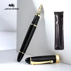 Новая Черная перьевая ручка Jinhao X450 Deluxe 18kgp с средним пером