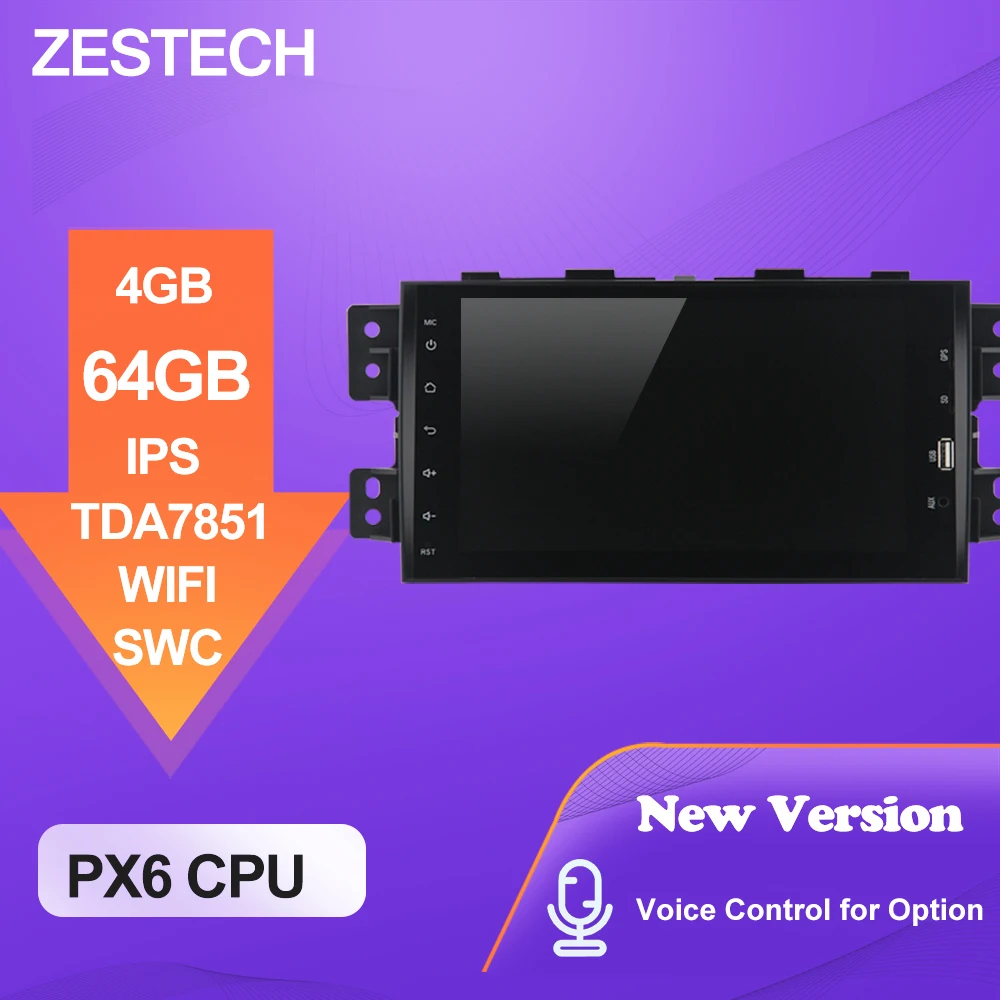 Автомагнитола ZESTECH 2 din Android 9 dvd gps для kia borrego/mohas 2008-2012 Автомобильный мультимедийный