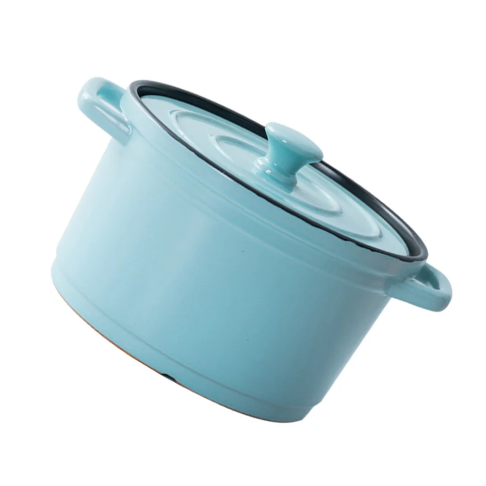 

1 шт., керамическая кухонная кастрюля с крышкой