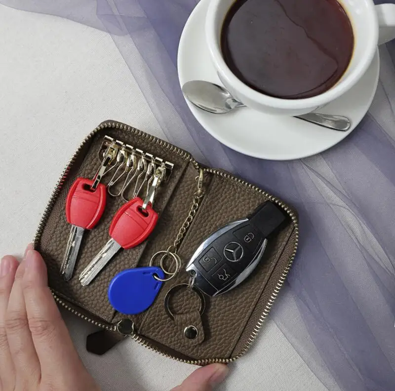 San Maries Роскошные Дизайнерские Брелоки для ключей бычья кожа держатель