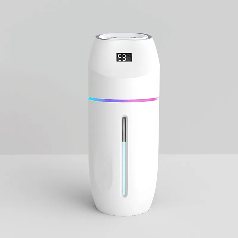 

High Quality Air Humidifier Double Head Home Car Moisturizing Atomizer Silent Essential Oil Diffuser With LED Night Light