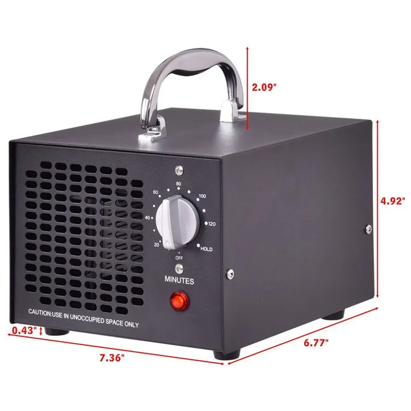 

COSTWAY 5000 mg / h Commercial Industrial Ozone Generator Air Purifier Oxygen (O3) Technology Ozone Generator