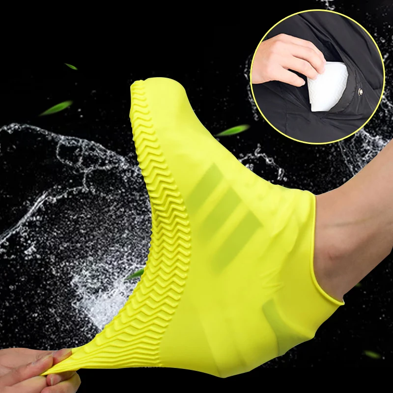 Водонепроницаемый чехол для обуви силиконовый материал унисекс защита