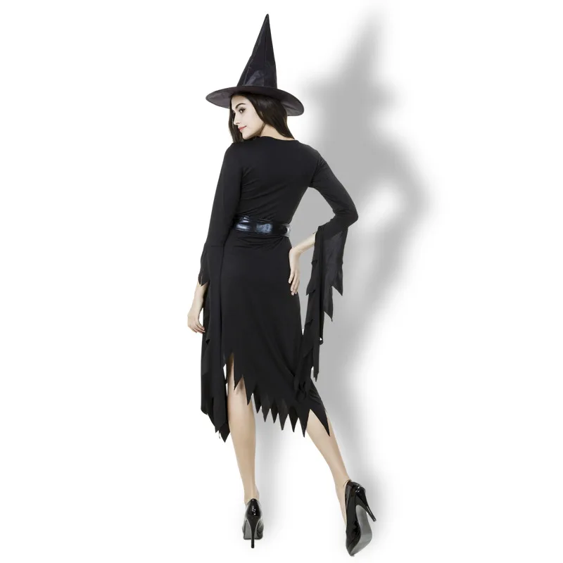 

Witch Costumes Black Irregular Nun Witch Costume Witch Dress Halloween Costume Halloween Costumes for Women